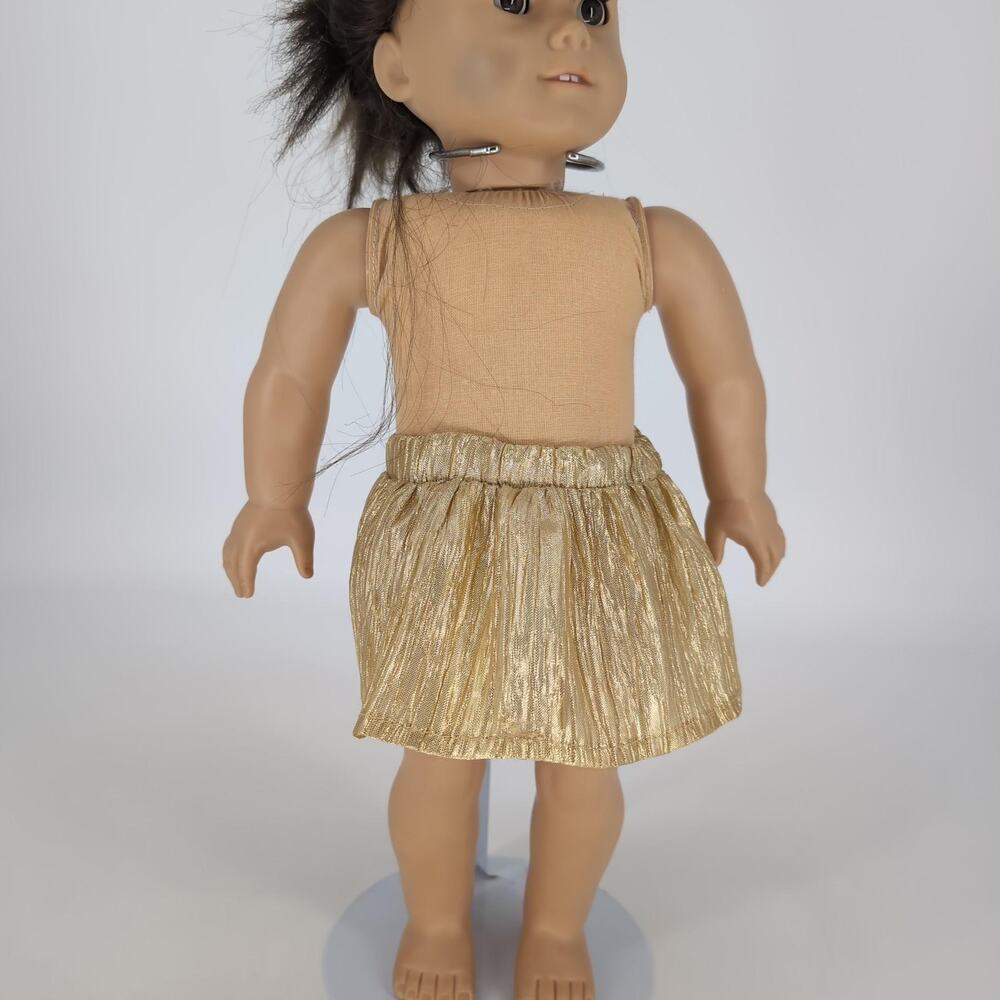 Sophia's Metallic Gold Mini Skirt For 18" Dolls - VGUC